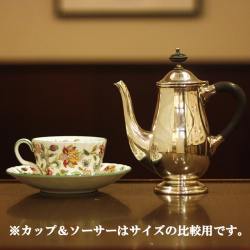 【中古】Mappin&Webb(マッピン&ウェッブ)　家庭用ティーポット MW-227【アンティーク】【イギリス製】【シルバープレート】