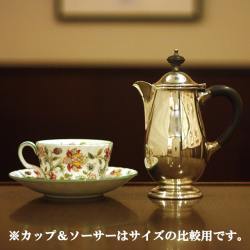 【中古】Mappin&Webb(マッピン&ウェッブ)　家庭用コーヒーポット MW-228【アンティーク】【イギリス製】【シルバープレート】