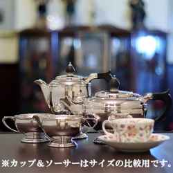 【中古】Mappin&Webb(マッピン&ウェッブ) 家庭用4点ティーセット MW-257【アンティーク】【イギリス製】【シルバープレート】