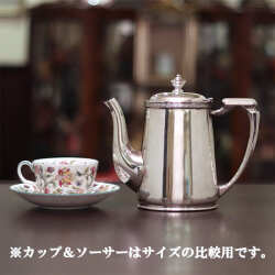 【中古】Mappin&Webb(マッピン&ウェッブ)　業務用ティーポット MW-263【アンティーク】【イギリス製】【シルバープレート】