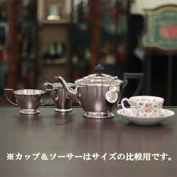 【中古】Mappin&Webb(マッピン&ウェッブ)　家庭用3点ティーセット MW-292【アンティーク】【イギリス製】【シルバープレート】