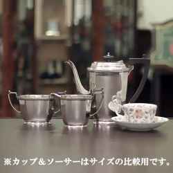 【中古】Mappin&Webb(マッピン&ウェッブ)　家庭用3点ティーセット MW-295【アンティーク】【イギリス製】【シルバープレート】