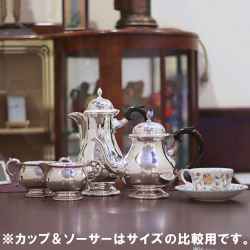 【中古】Mappin&Webb(マッピン&ウェッブ) 家庭用4点ティーセット MW-301【アンティーク】【イギリス製】【シルバープレート】