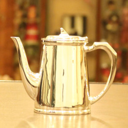 【中古】Mappin & Webb（マッピン＆ウェッブ）ホテル用コーヒーポットMW-89【アンティーク】【イギリス製】【シルバープレート】