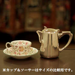 【中古】SHEFFIELD(シェフィールド) 業務用コーヒーポット sh-907【アンティーク】【イギリス製】【シルバー】