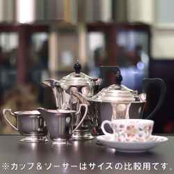 【中古】SHEFFIELD(シェフィールド)家庭用4点ティーセット sh-974【アンティーク】【イギリス製】【シルバープレート】