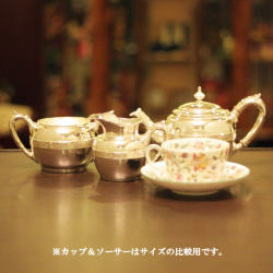 【中古】Tiffany（ティファニー）家庭用3点ティーセット　tf-55【アンティーク】【アメリカ製】【シルバープレート】