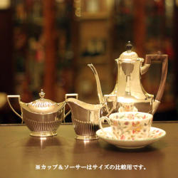 【中古】Tiffany（ティファニー）家庭用3点ティーセット　tf-59【アンティーク】【アメリカ製】【シルバープレート】