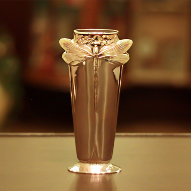 中古】Christofle(クリストフル) アールヌーボ 花瓶 ch-110 中古】Christofle(クリストフル) アールヌーボ 花瓶 ch-110