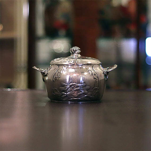 中古】Christofle(クリストフル) 家庭用3点ティーセット ch-124