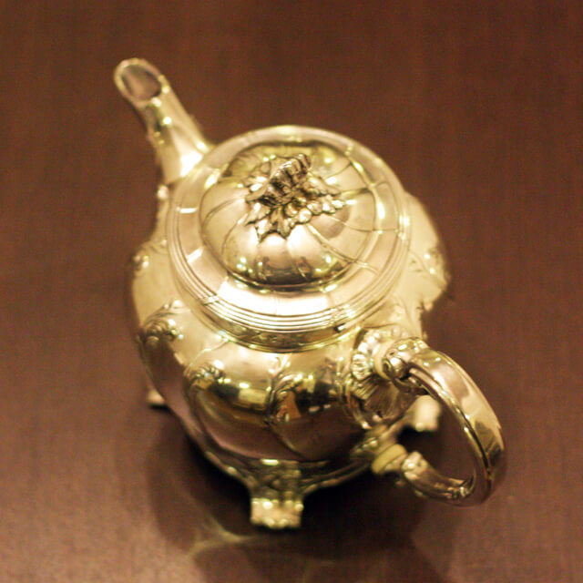 中古】Christofle(クリストフル) 家庭用4点ティーセット ch-74