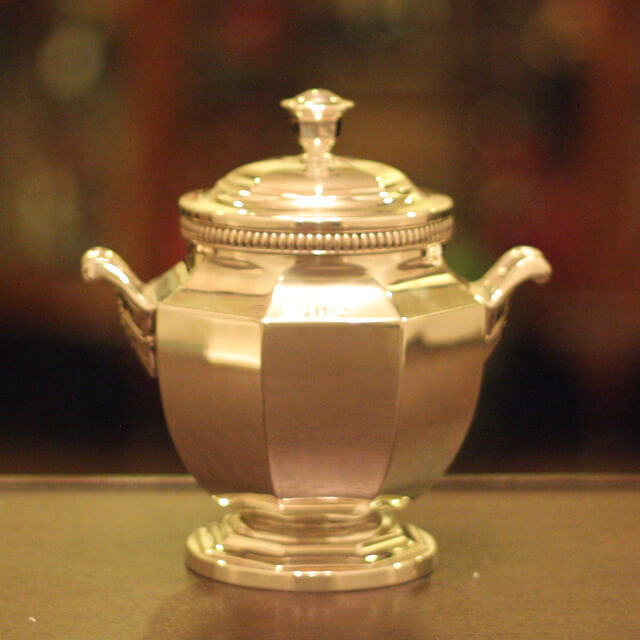 中古】Christofle(クリストフル) 家庭用3点ティーセット ch-76