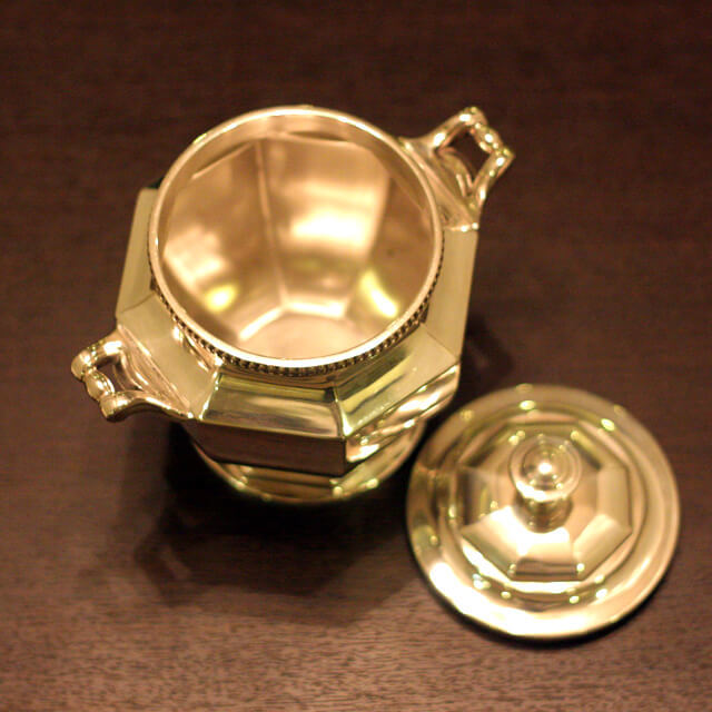 中古】Christofle(クリストフル) 家庭用3点ティーセット ch-76