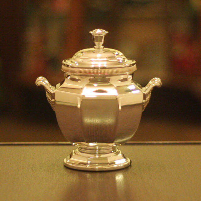 中古】Christofle(クリストフル) 家庭用4点ティーセット ch-93