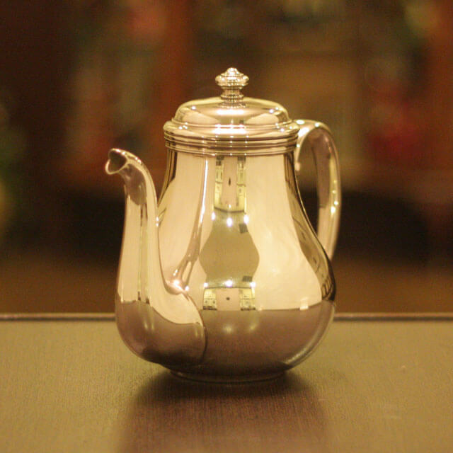 クリストフルティーセット フランスのシルバーウェア クリストフル（Christofle）ティーセットの