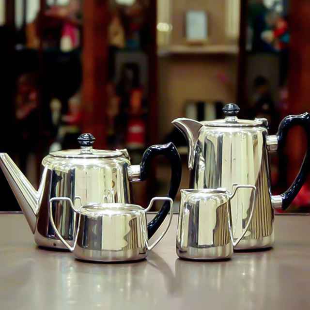 中古】Mappin&Webb(マッピン&ウェッブ) 家庭用5点ティーセット MW-304