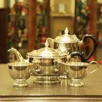 harrods（ハロッズ）家庭用4点ティーセット HR-629【アンティーク