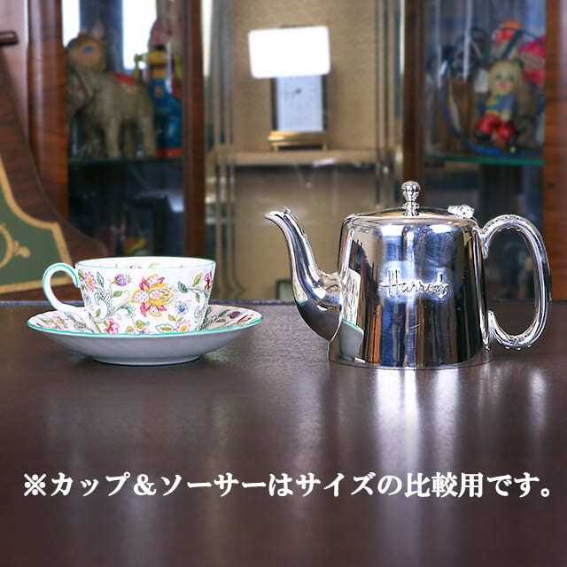 中古】harrods（ハロッズ）エンブレム ティーポット HR-784