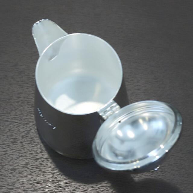 ハロッズ　置物　ポット　容器　イギリス　ヴィンテージ　小物入れ 中古】Harrods（ハロッズ）ホテル用コーヒーポット HR-794