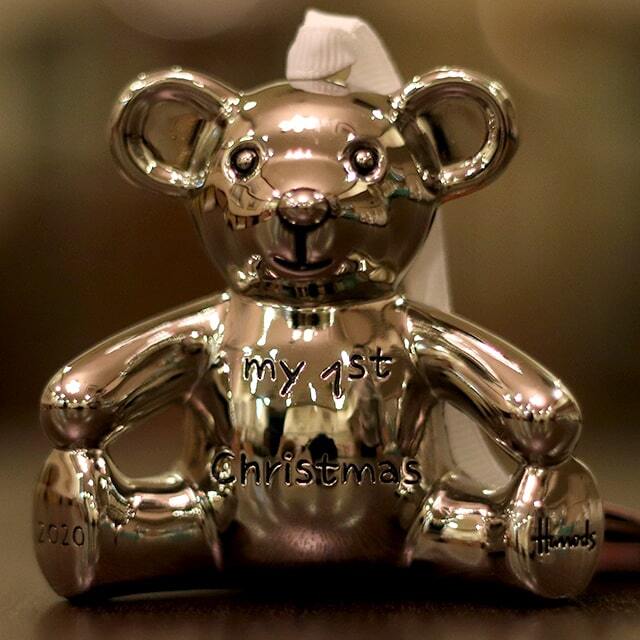 中古】harrods（ハロッズ）シルバー製イヤーベア2020 【イギリス