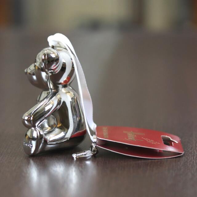 【中古】harrods(ハロッズ)シルバー製イヤーベア2020 hr_bear_slv04【イギリス製】【テディベア】