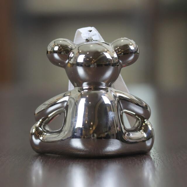 【中古】harrods(ハロッズ)シルバー製イヤーベア2020 hr_bear_slv04【イギリス製】【テディベア】