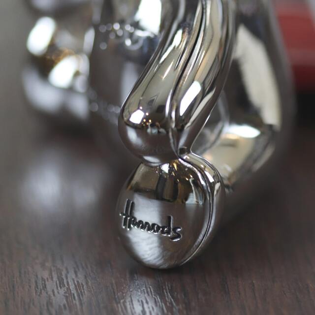【中古】harrods(ハロッズ)シルバー製イヤーベア2020 hr_bear_slv04【イギリス製】【テディベア】