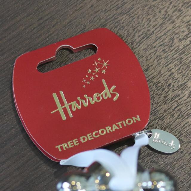 【中古】harrods(ハロッズ)シルバー製イヤーベア2020 hr_bear_slv04【イギリス製】【テディベア】
