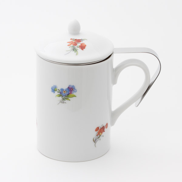 独GEROLD PORZELLAN ティーポット 茶漉し付マグカップ レトロ 独GEROLD