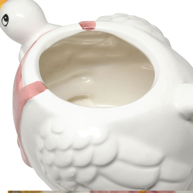 紅茶専門店]英国製 アヒルの親子のコレクタブルティーポット【中古