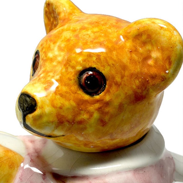 紅茶専門店]英国製 テディベアのコレクタブルティーポット【中古