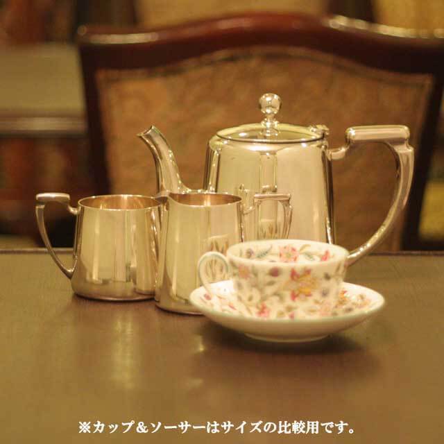 【 Mappin & Webb 】ティーサービス 3点　マッピンアンドウェッブ 中古】Mappin&Webb(マッピン&ウェッブ) 家庭用3点ティーセット