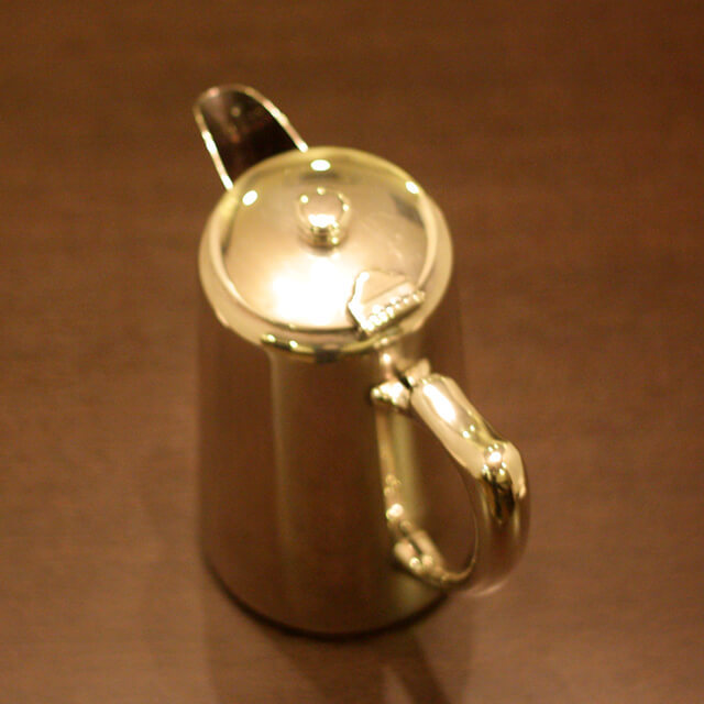 イギリス　アンティーク　ツイン　ピクルスポット　MAPPIN & WEBB 中古】Mappin&Webb(マッピン&ウェッブ)ホテル用コーヒーポット