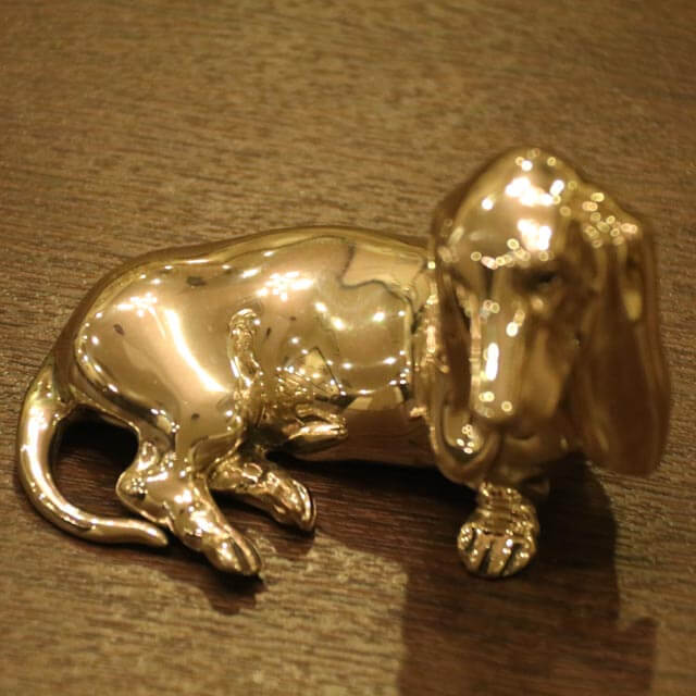【中古】Mappin&Webb(マッピン&ウェッブ)置物(ドッグ) MW-152【アンティーク】【イギリス製】