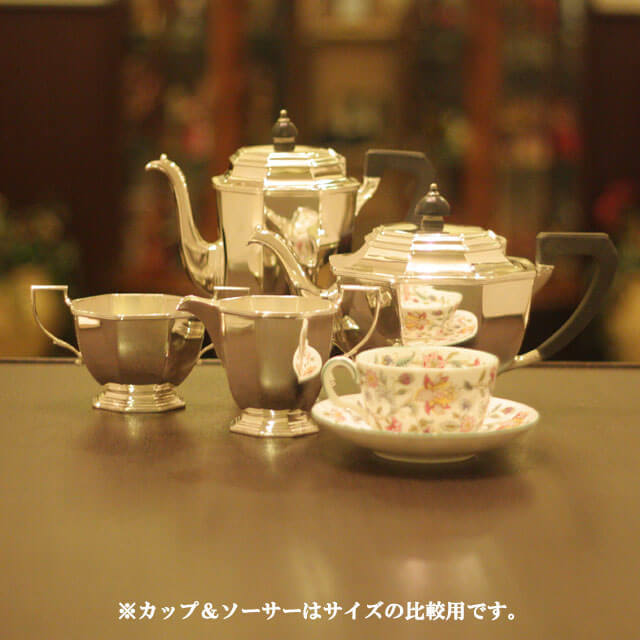 中古】Mappin&Webb(マッピン&ウェッブ)家庭用4点ティーセット MW-174