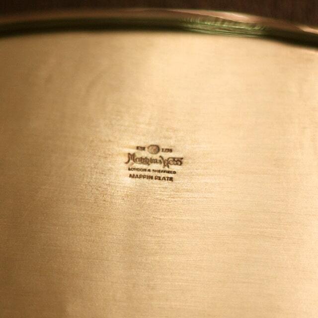 中古】Mappin&Webb(マッピン&ウェッブ)シュガー＆ミルクポット＆トレイ