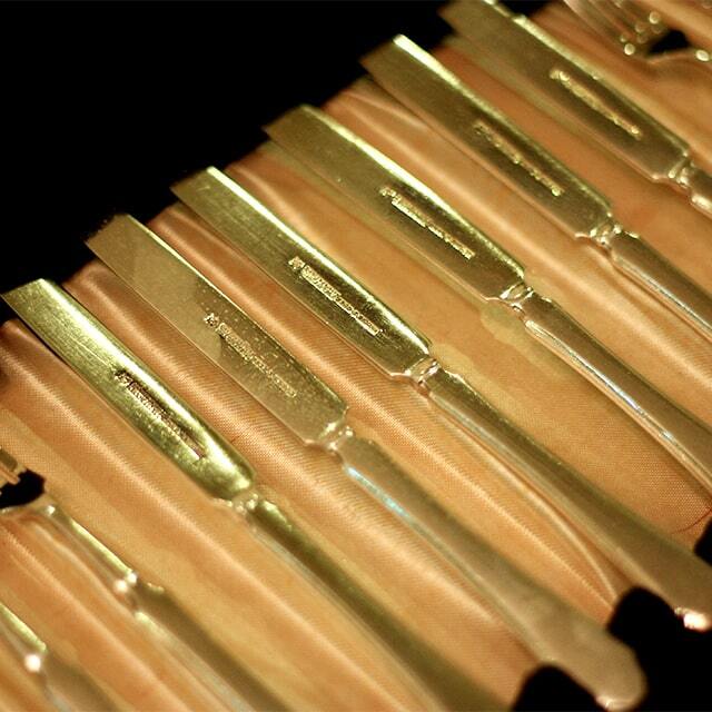 中古】Mappin&Webb(マッピン&ウェッブ) デザートナイフ＆フォーク6点  