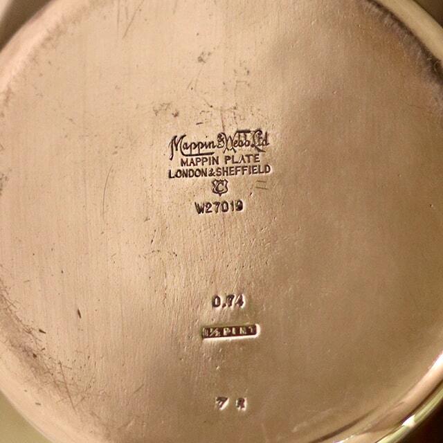 中古】Mappin&Webb(マッピン&ウェッブ) ホテル用4点ティーセット MW