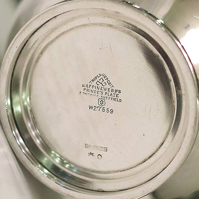 中古】Mappin&Webb(マッピン&ウェッブ) 家庭用3点ティーセット