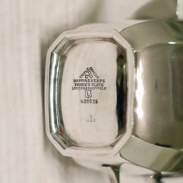 中古】Mappin&Webb(マッピン&ウェッブ) 家庭用3点ティーセット MW-295