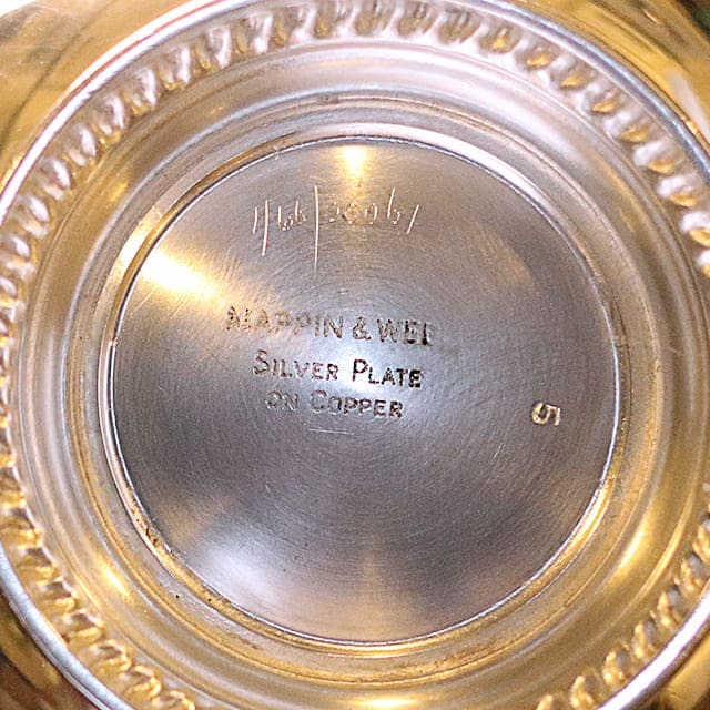 中古】Mappin&Webb(マッピン&ウェッブ) 家庭用5点ティーセット MW-304