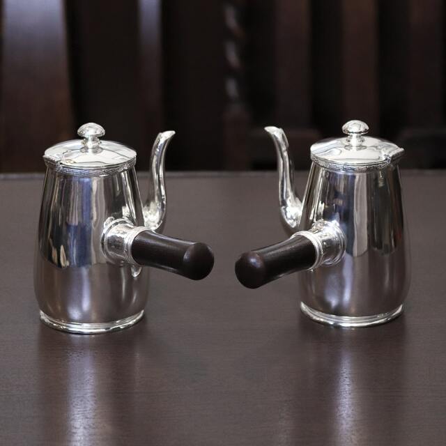 中古】Mappin&Webb(マッピン&ウェッブ) カフェオレポット 2点セット MW