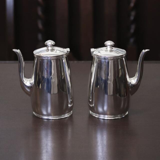 中古】Mappin&Webb(マッピン&ウェッブ) カフェオレポット 2点セット MW