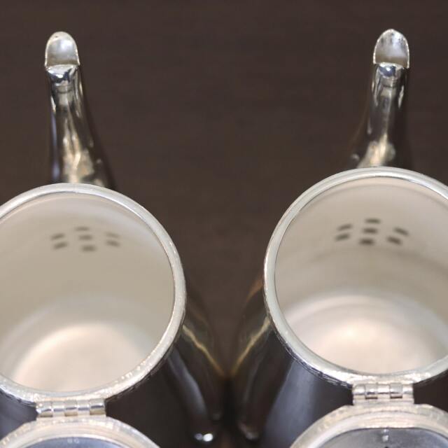 中古】Mappin&Webb(マッピン&ウェッブ) カフェオレポット 2点セット MW