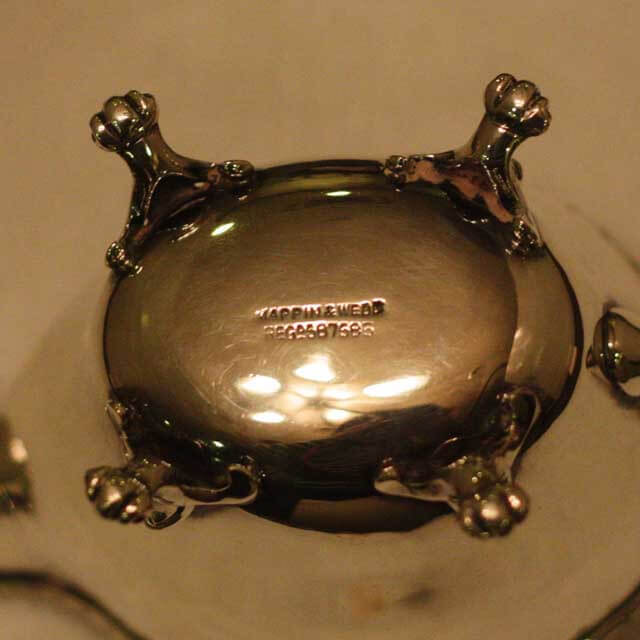 イギリス　アンティーク　ツイン　ピクルスポット　MAPPIN & WEBB Mappin & Webb (マッピン＆ウェッブ) シルバープレート