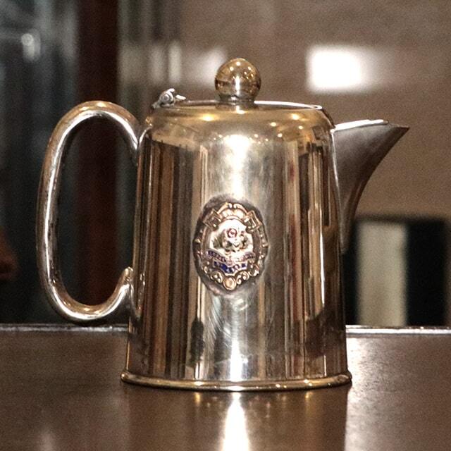 引き取り限定　中古　シルバーアロー　コーヒーポット 磨き上げられたシルバーの輝きコーヒーポット用純銀製シュガーポット