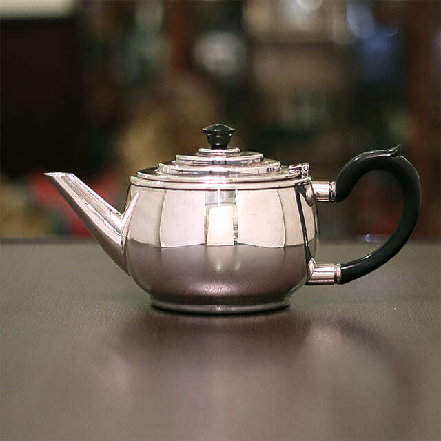  sheffield　アンティーク　小物入れ　シルバー 中古】SHEFFIELD(シェフィールド) 家庭用3点ティーセット sh-972