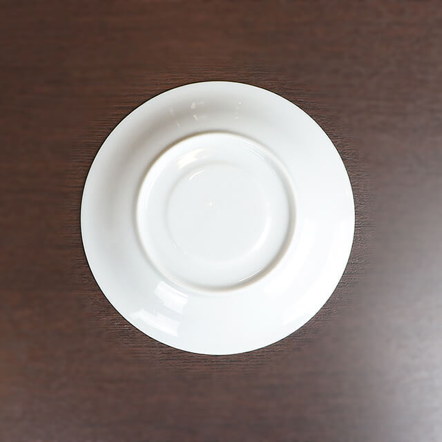 ティーカップ＆ソーサー6客セット（無地）/業務用/国産/ボーンチャイナ