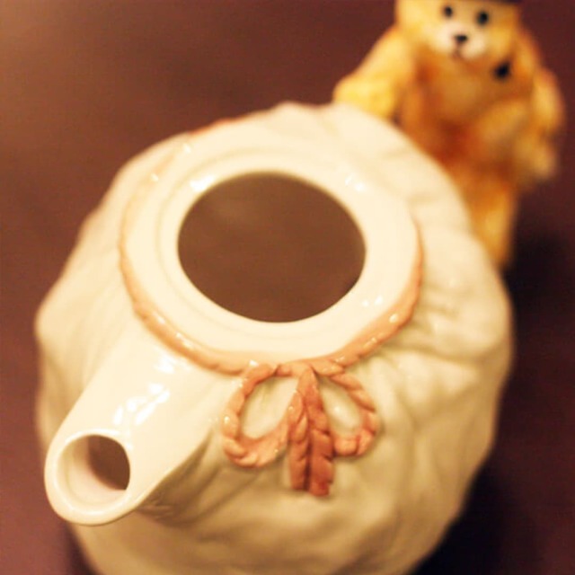 中古】Lovely Teddy Bear Decorative Tea potラブリーテディベア