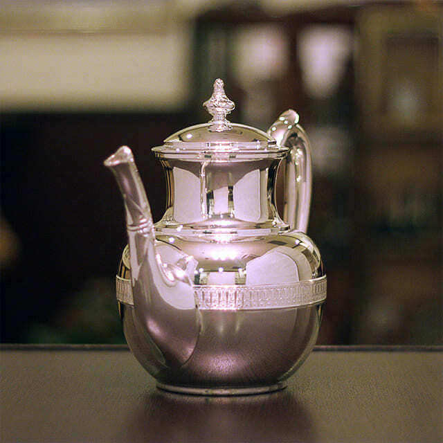 Tiffany&coヴィンテージ壺 中古】Tiffany（ティファニー）家庭用3点ティーセット tf-102
